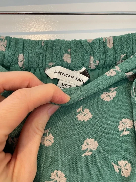 Green Floral Wrap Maxi Skirt - Picture 5 of 6